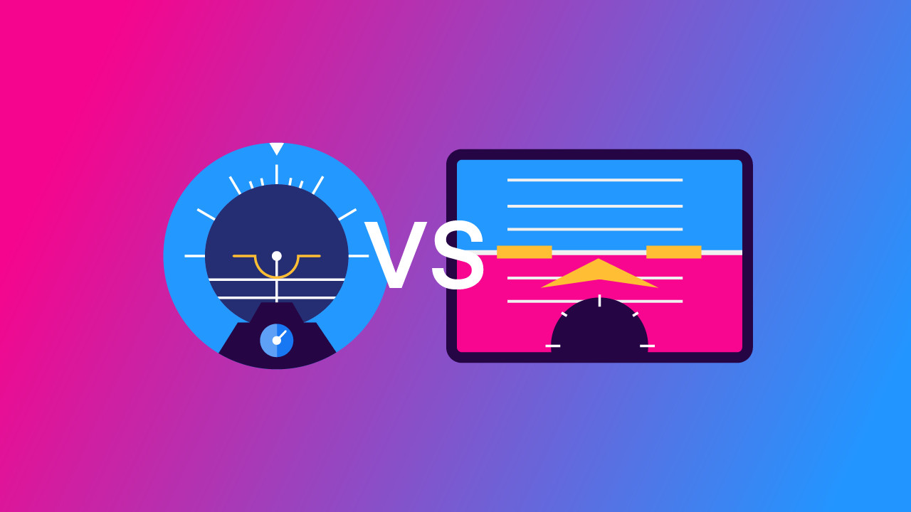 Round Dials or Glass Cockpits: Which is the Superior Choice? Featured Image.