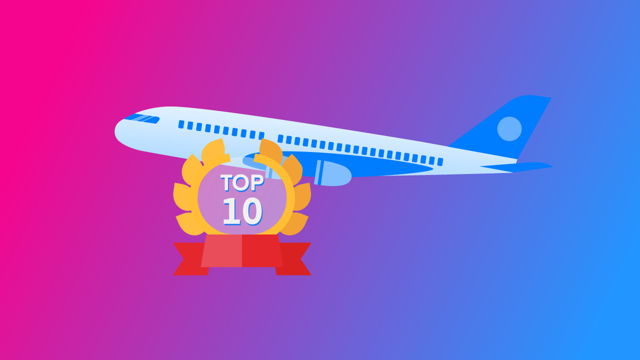 Top 10 Largest Airplanes in the World Featured Image.